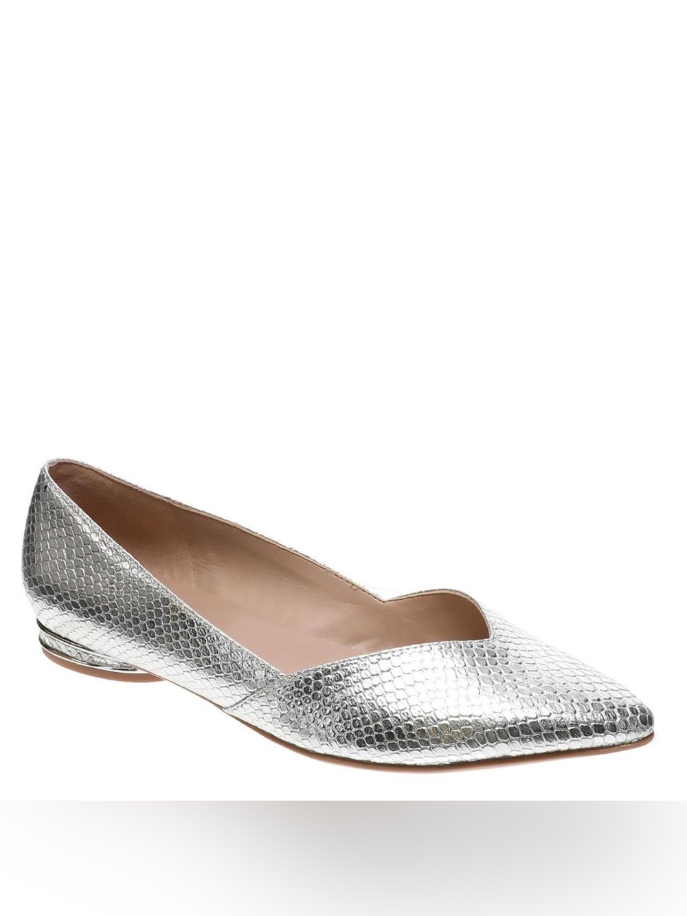 Naturalized Silver Women’s Flats